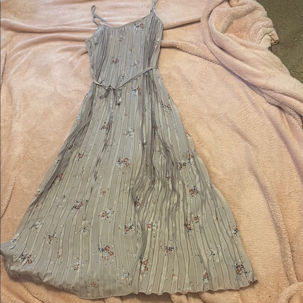 Anthropologie Elizabeth Crosby Los Angeles Amanda Pleat Dress